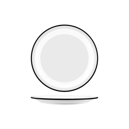 JAB Melamine Vintage Round Plate 265mm (Box of 6) - Kitchenly