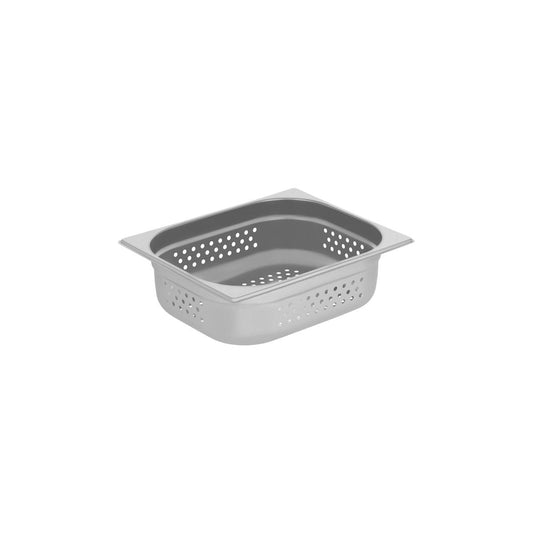 Chef Inox Anti-Jam Steam Pan Perforated 1/2 Size 325x265x100mm / 6.0Lt - Kitchenly