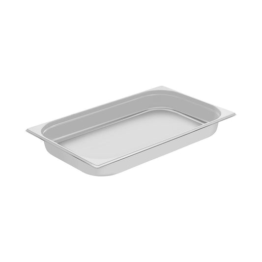 Chef Inox Anti-Jam Steam Pan 1/1 Size 530x325x65mm / 8.8Lt - Kitchenly