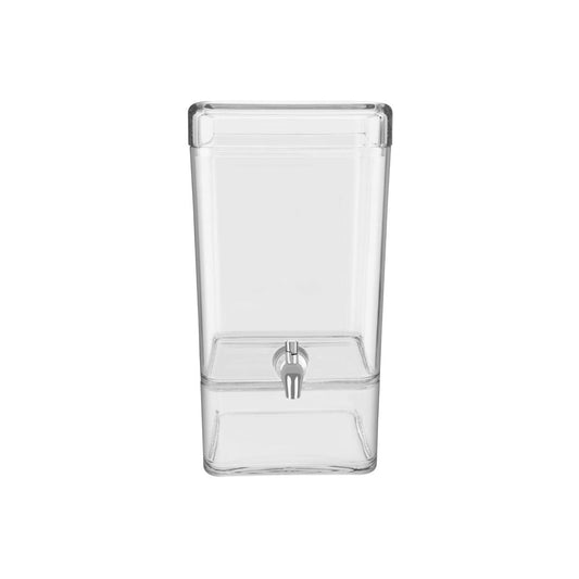 Chef Inox Square Juice Dispenser Polycarbonate 247x200x384mm / 7.5Lt - Kitchenly