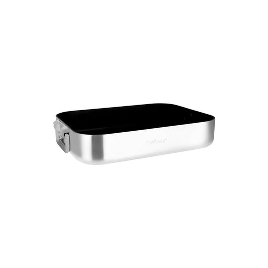Chef Inox Profile Roast Pan Drop Handle Non-Stick 400x300x80mm - Kitchenly