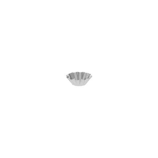 Guery Brioche Mould 12 Ribs Fixed Base 65x25mm - Kitchenly