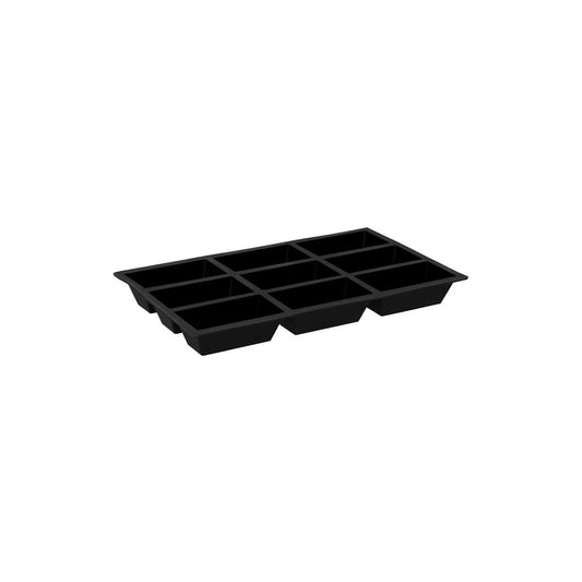 De Buyer Moulflex Rectangle Cakes 9 Hole 175x300x30mm / 90ml - Kitchenly