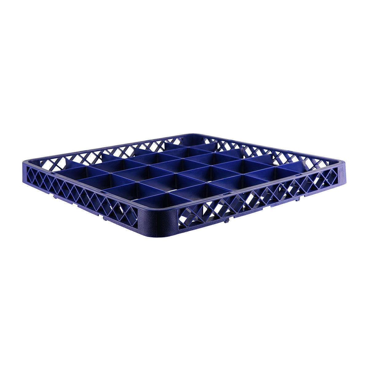 Chef Inox Glass Rack Extender 25 Compartment Blue 500x500x45mm - Kitchenly