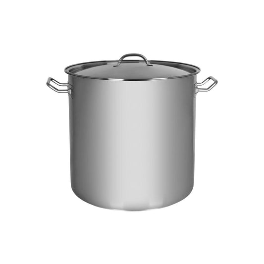 Chef Inox Elite Stockpot with Lid 400x400mm / 50Lt - Kitchenly