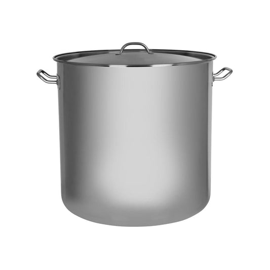 Chef Inox Elite Stockpot with Lid 500x500mm / 98Lt - Kitchenly
