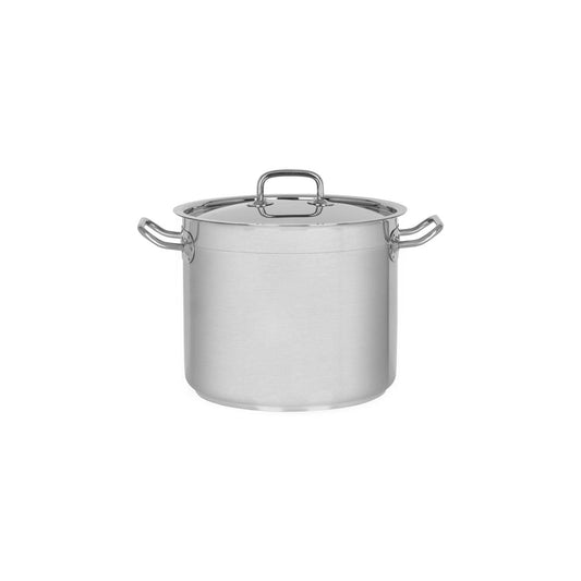 Chef Inox Professional Stockpot with Lid 240x200mm / 9.0Lt - Kitchenly