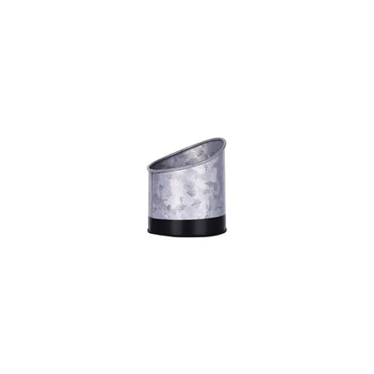 Chef Inox Coney Island Slant Galvanised Pot Plain 105x115mm - Kitchenly