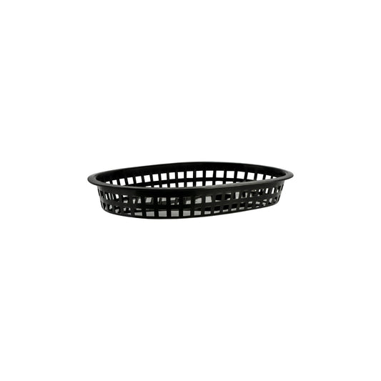 Chef Inox Coney Island Rectangular Serving Basket Plastic Black 270x180x40mm
