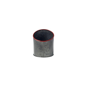 Chef Inox Coney Island Slant Black Galvanised Pot 120x140mm - Kitchenly