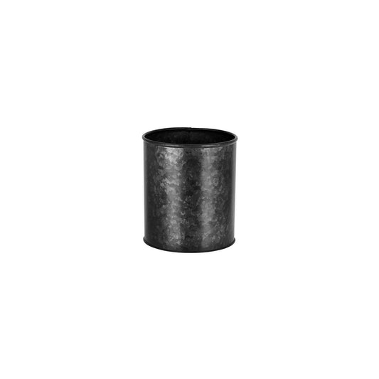 Chef Inox Coney Island Pot Black Galvanised 120x140mm - Kitchenly