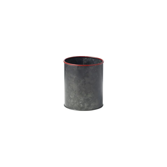 Chef Inox Coney Island Pot Black Galvanised 120x140mm - Kitchenly