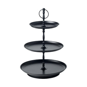 Chef Inox Coney Island Tea Stand 3-Tier Galvanised 180/250/310x470mm - Kitchenly