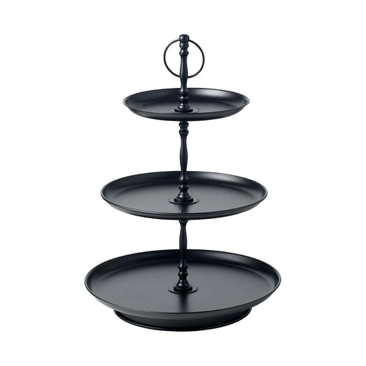Chef Inox Coney Island Tea Stand 3-Tier Galvanised 180/250/310x470mm - Kitchenly
