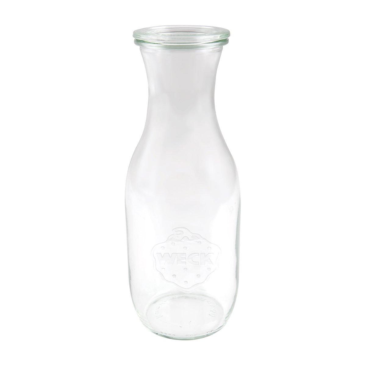 Weck Bottle Jar with Lid 60x250mm / 1062ml (Box of 6) - Kitchenly