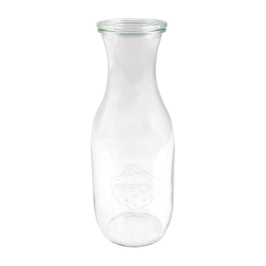Weck Bottle Jar with Lid 60x250mm / 1062ml (Box of 6) - Kitchenly