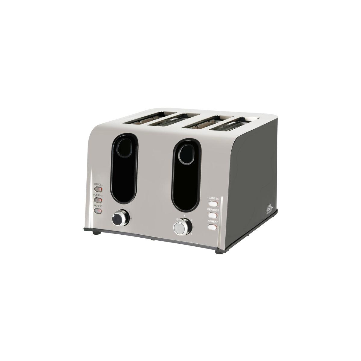 Noble & Price Toaster Luxury 4 Slice Stainless Steel - Kitchenly