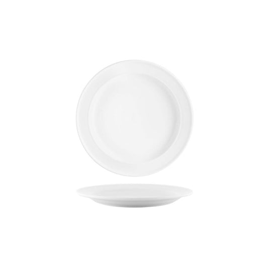 Tablekraft Vitroceram Round Plate Rolled Edge 205mm (Box of 24) - Kitchenly