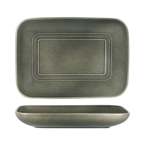 Tablekraft Urban Loft Frost Grey Rectangular Server 365x270mm (Box of 2) - Kitchenly