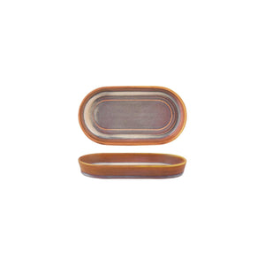 Tablekraft Urban Loft Auburn Oval Serve Platter 180x100mm (Box of 4) - Kitchenly