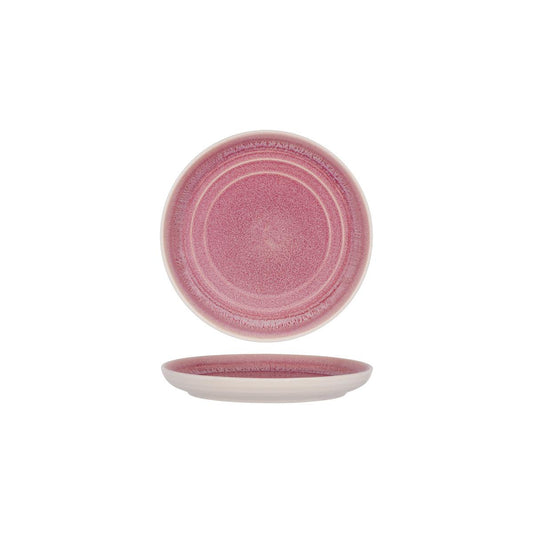 Tablekraft Urban Linea Dusty Pink Round Coupe Plate 170mm (Box of 6) - Kitchenly