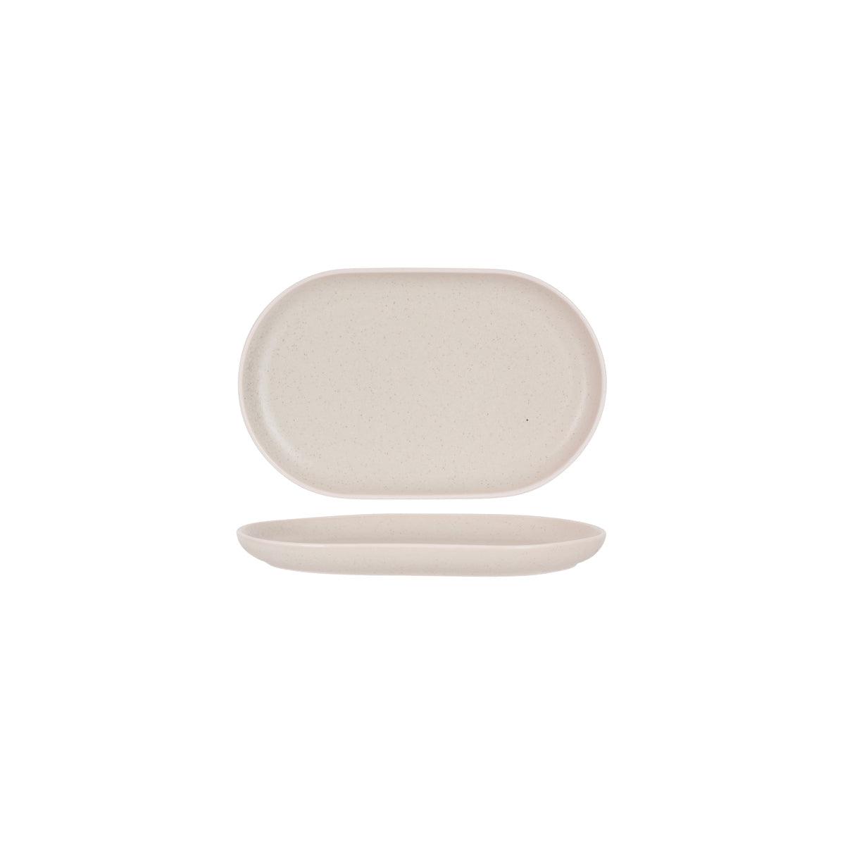 Tablekraft Urban Sand Oval Plate 250x160mm (Box of 6) - Kitchenly