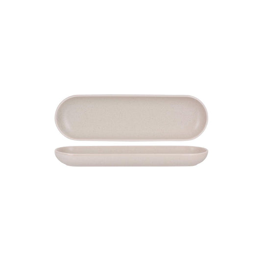 Tablekraft Urban Sand Oval Plate 330x100mm (Box of 6) - Kitchenly