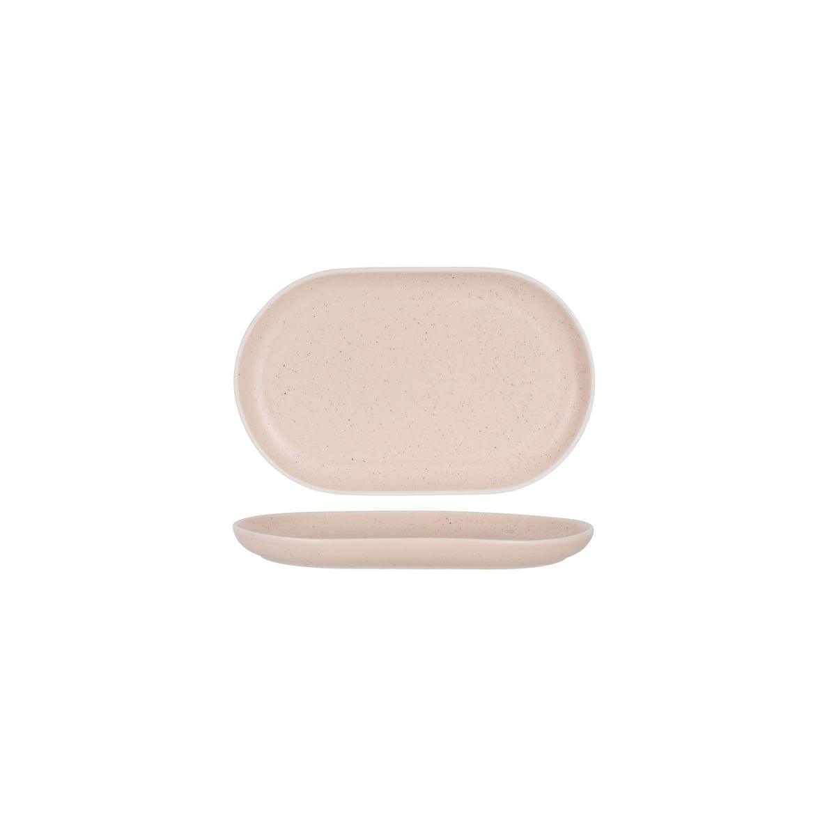 Tablekraft Urban Reactive Pink Oval Plate 250x160mm (Box of 6) - Kitchenly