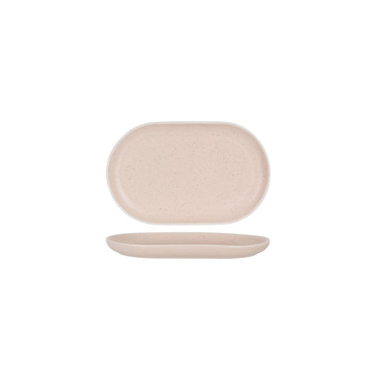 Tablekraft Urban Reactive Pink Oval Plate 250x160mm (Box of 6) - Kitchenly