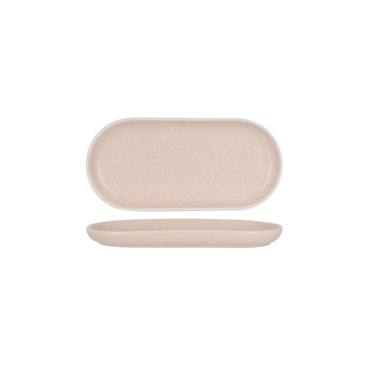 Tablekraft Urban Reactive Pink Oval Plate 295x140mm (Box of 4) - Kitchenly