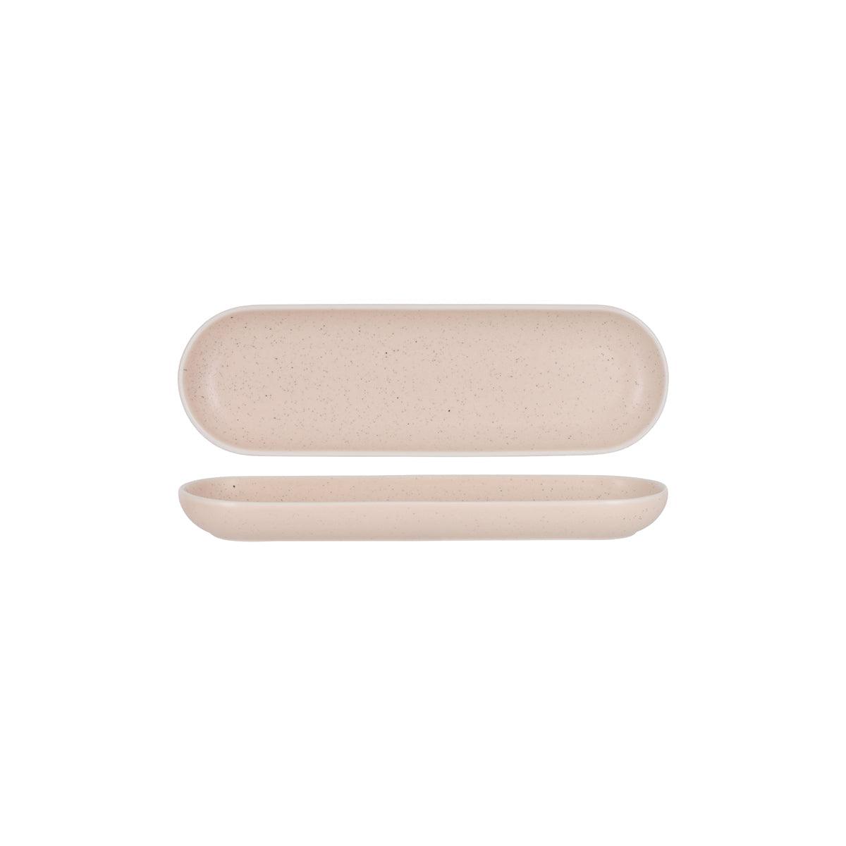 Tablekraft Urban Reactive Pink Oval Plate 330x100mm (Box of 6) - Kitchenly