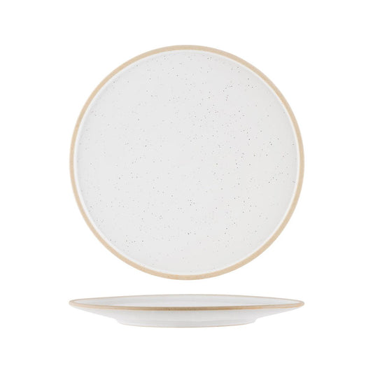 Tablekraft Soho White Pebble Round Plate 290mm (Box of 4) - Kitchenly