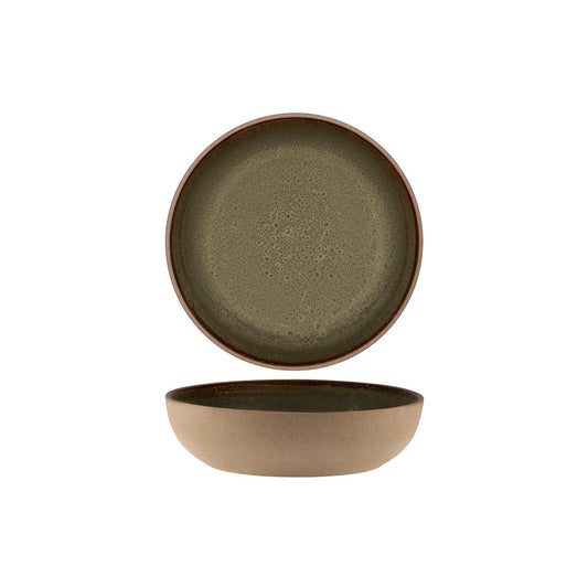 Tablekraft Soho Burnt Sienna Round Deep Bowl 200x55mm / 1050ml (Box of 6) - Kitchenly