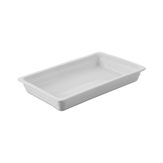 Chef Inox Porcelain Gastronorm Dish 1/1 Size 530x325x65mm - Kitchenly
