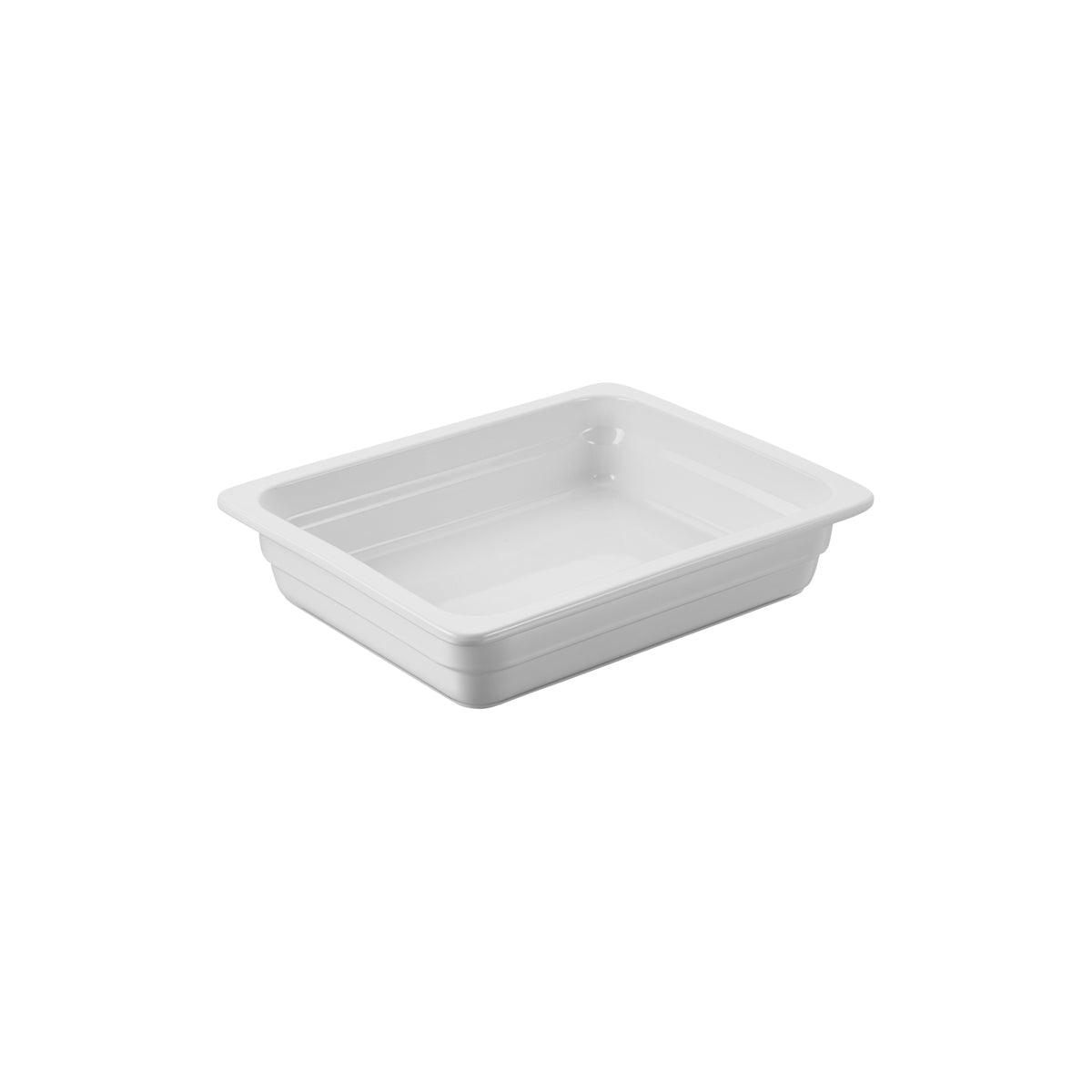 Chef Inox Porcelain Gastronorm Dish 1/2 Size 325x265x65mm - Kitchenly