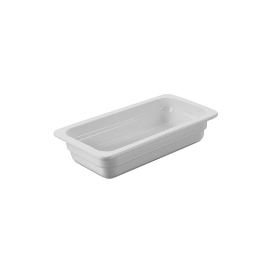 Chef Inox Porcelain Gastronorm Dish 1/3 Size 325x176x65mm - Kitchenly