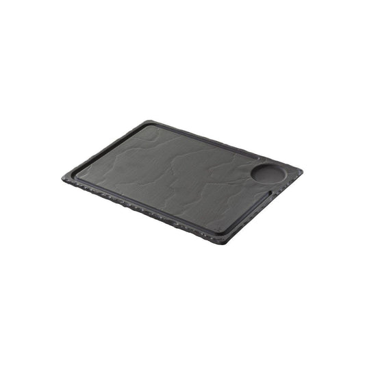 Revol Basalt Steak Plate 330x240mm (Box of 3) - Kitchenly