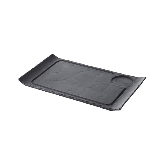 Revol Basalt Hamburger Plate 330x200mm (Box of 3) - Kitchenly
