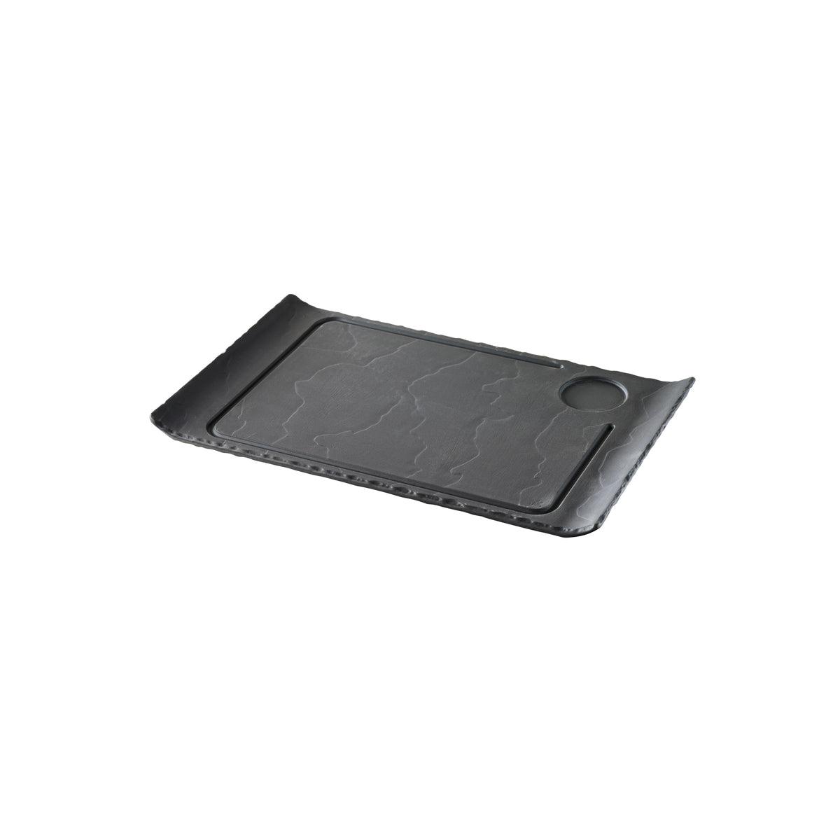 Revol Basalt Steak Plate 390x240mm (Box of 4) - Kitchenly