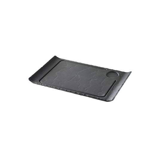 Revol Basalt Steak Plate 390x240mm (Box of 4) - Kitchenly