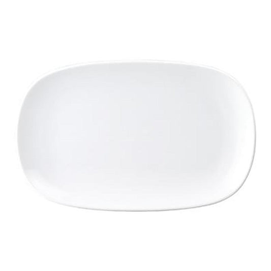 Royal Porcelain Chelsea Rectangular Coupe Platter 265x168mm (Box of 12) - Kitchenly