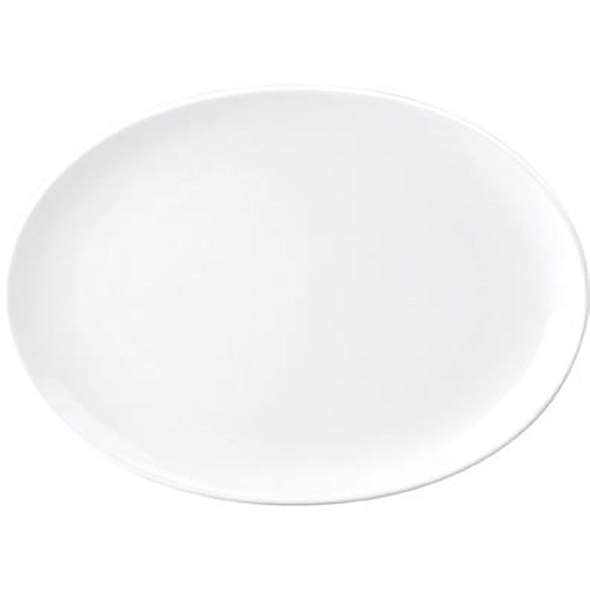 Royal Porcelain Chelsea Oval Coupe Platter 355mm (Box of 12) - Kitchenly