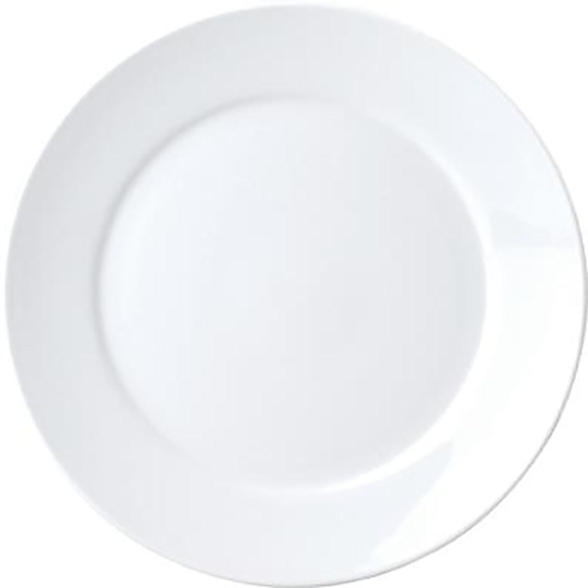 Royal Porcelain Chelsea Round Plate Wide Rim 195mm (Box of 24) - Kitchenly
