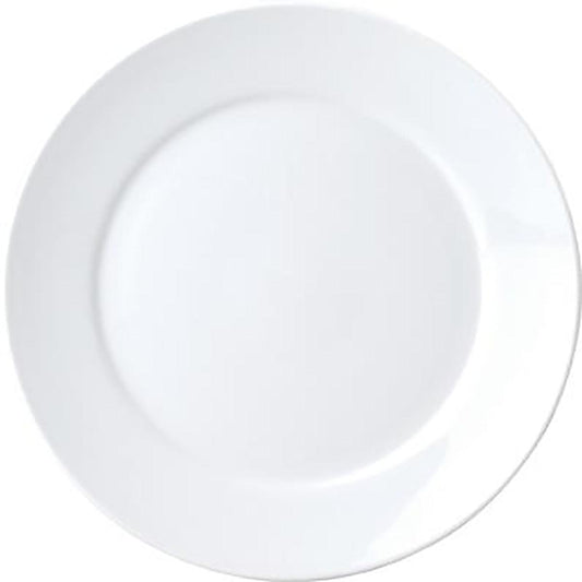 Royal Porcelain Chelsea Round Plate Wide Rim 195mm (Box of 24) - Kitchenly