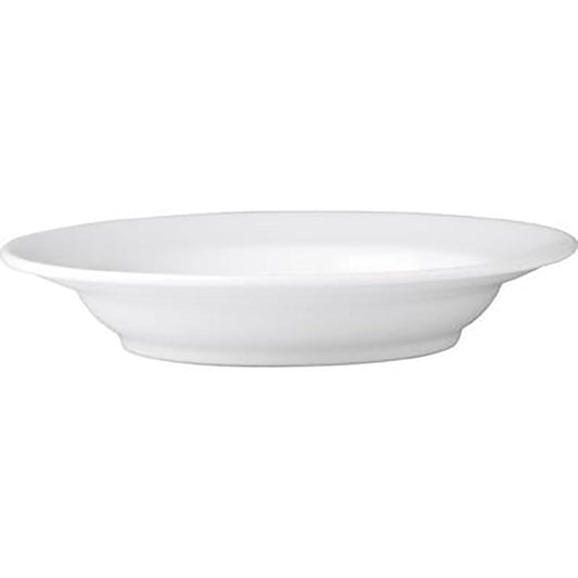 Royal Porcelain Chelsea Round Deep Pasta Plate 200mm (Box of 12) - Kitchenly
