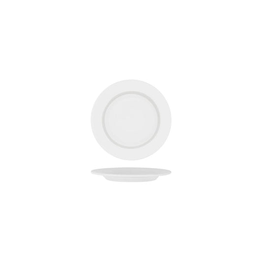 Royal Bone China Ascot Round Plate Wide Rim 161mm (Box of 6) - Kitchenly