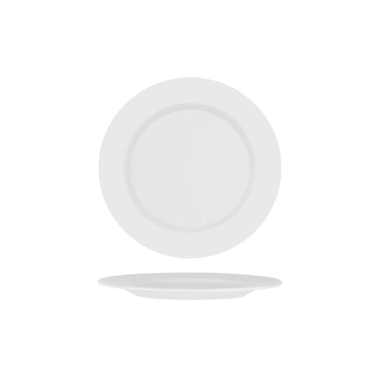 Royal Bone China Ascot Round Plate Wide Rim 271mm (Box of 6) - Kitchenly