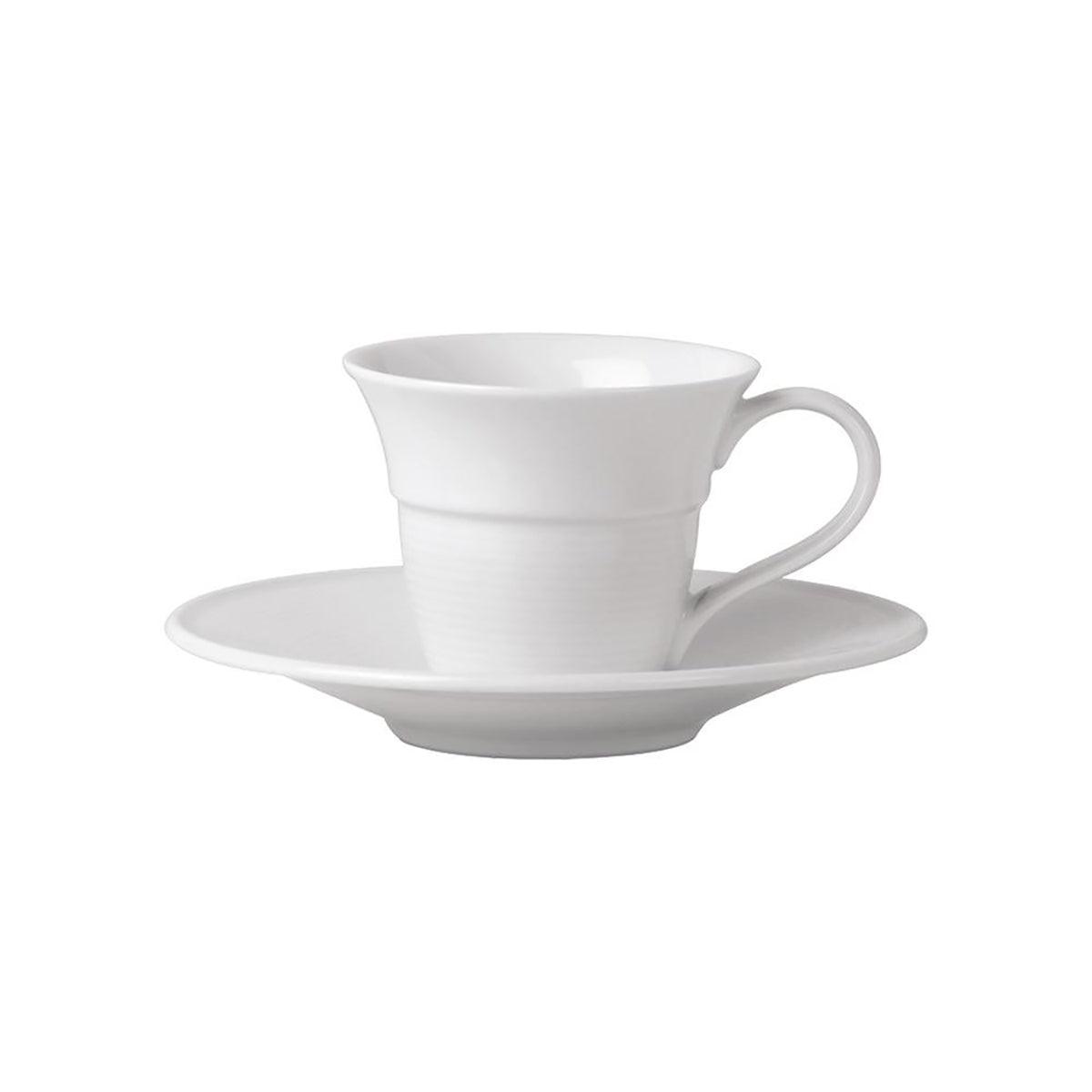 Patra Porcelain Aura Tall Coffee Cup Saucer 162mm (Box of 6) - Kitchenly