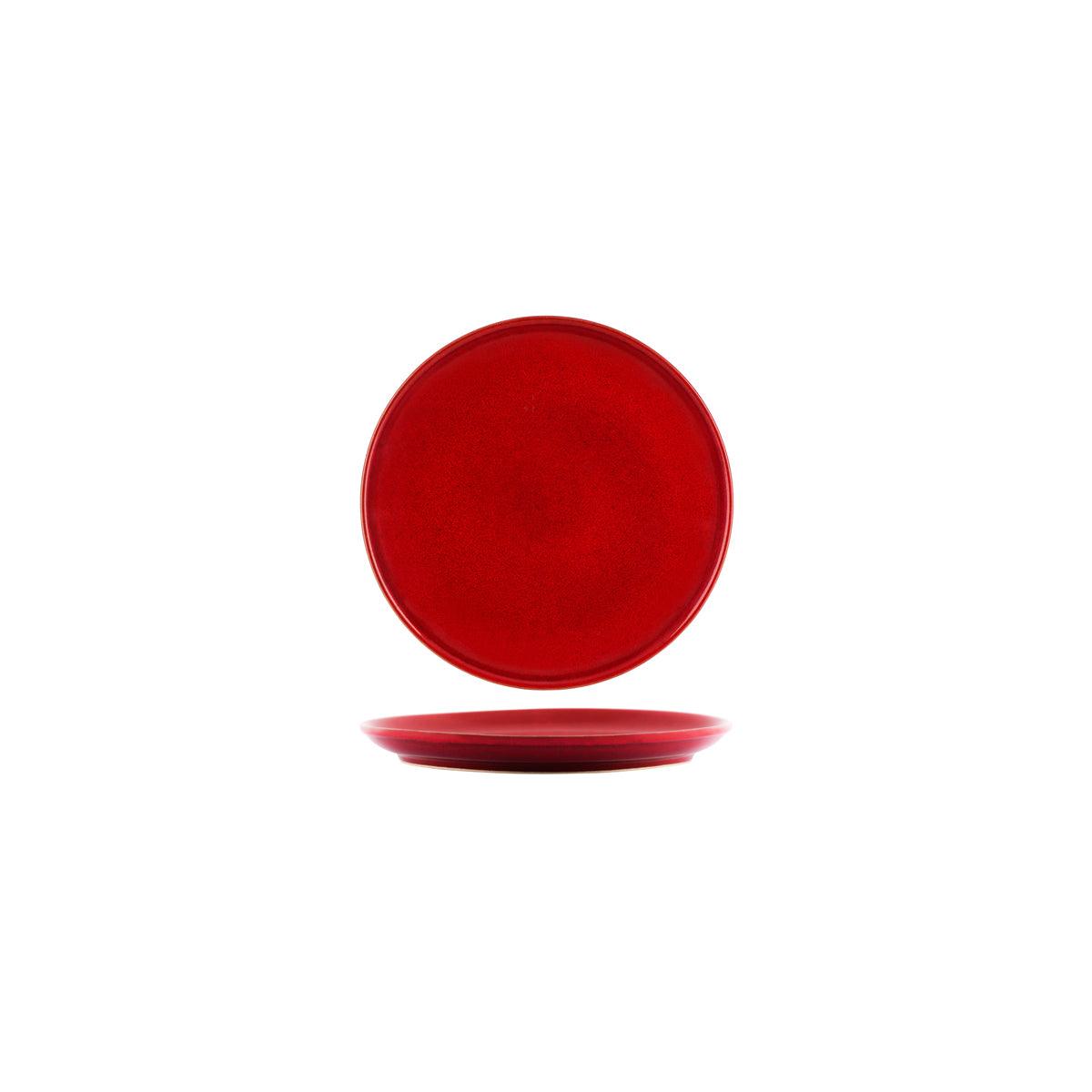 Tablekraft Artistica Reactive Red Round Plate 190mm (Box of 4) - Kitchenly