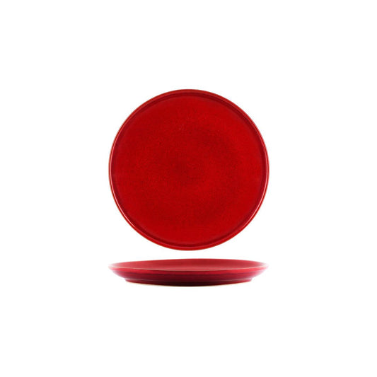 Tablekraft Artistica Reactive Red Round Plate 240mm (Box of 4) - Kitchenly
